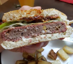 cheese stuffed burgers